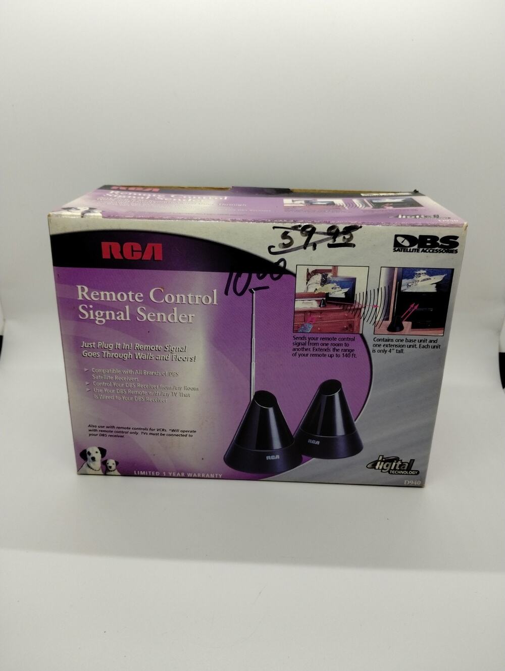 RCA Remote Control Signal Sender - DBS Satellite Accessories
